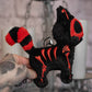 Blood Skelekitty Plush Keychain