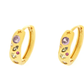 Confetti Galaxy Huggie Hoop Earrings