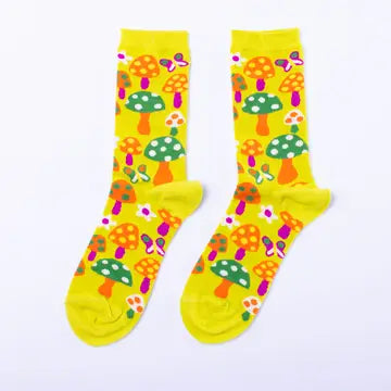 Yellow Owl Funky & Eclectic Crew Socks