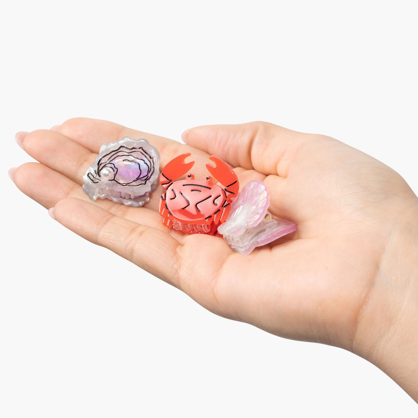 Micro Seafood Hair Claw Clip Set