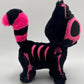 Bubblegum Skelekitty Plush Keychain