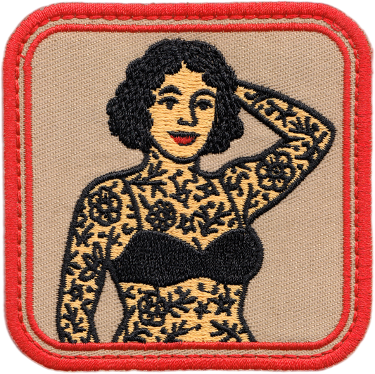 Patch - Circus Tattooed Lady Carnival Freak Show