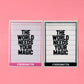 The World Needs Your Magic Letter Board Magnet: Pink and White