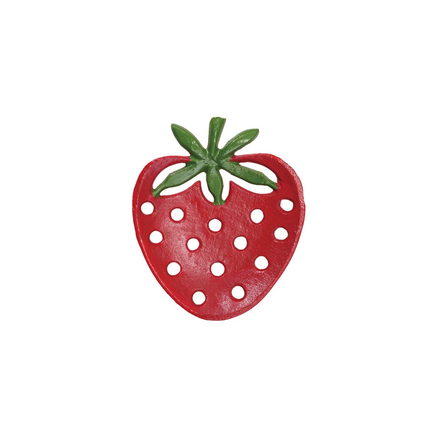 Cast Iron Strawberry Shaped Soap Dish