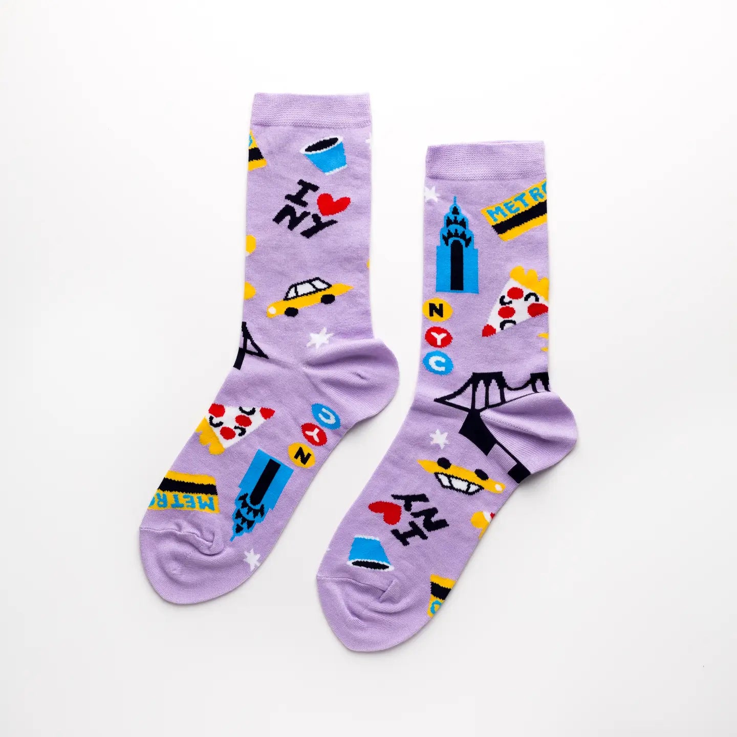Yellow Owl Funky & Eclectic Crew Socks