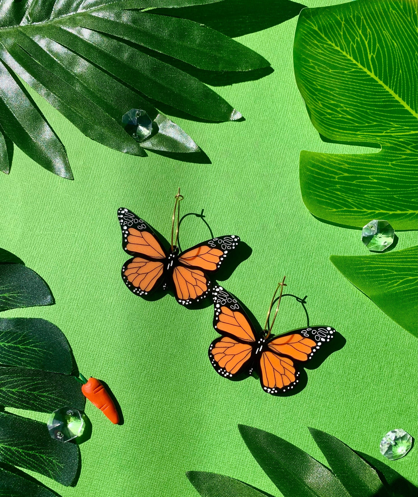 Monarch Butterflies Earrings