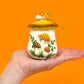 Merry Mushroom-Inspired 70s Hand-Painted Christmas Ornament – Retro Kitchen Decor