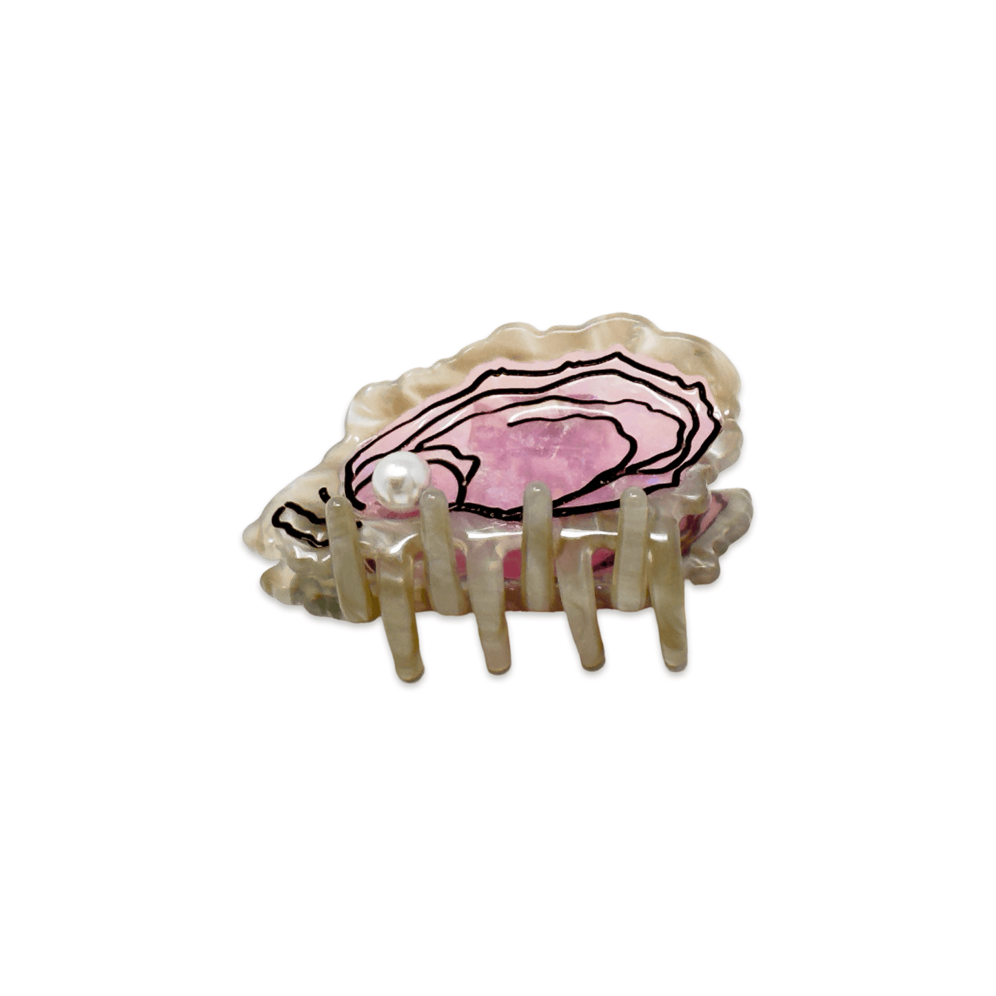 Mini Oyster Hair Claw Clip