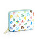 Pyrex-Inspired Retro Kitchen Wallet | 2 Sizes Available: Accordion Zip Wallet (Black)
