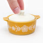 Pyrex-Inspired Butterfly Gold Casserole Ceramic Trinket Box