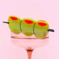 Olive Hair Claw Clip XL