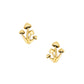 Magic Mushroom Stud Earrings 18K Gold Plated