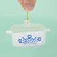 Mini Cornflower Ornament | Corning Ware Inspired Casserole