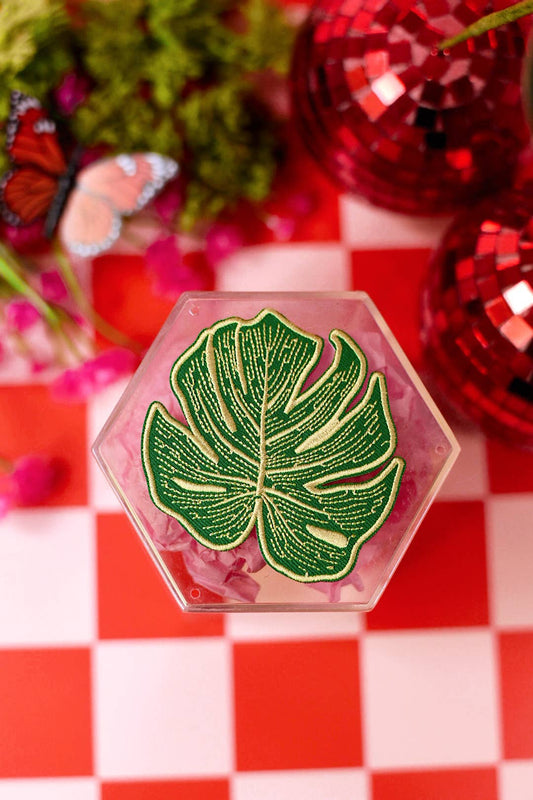 Monstera Plant Leaf (Iron-On) Patch