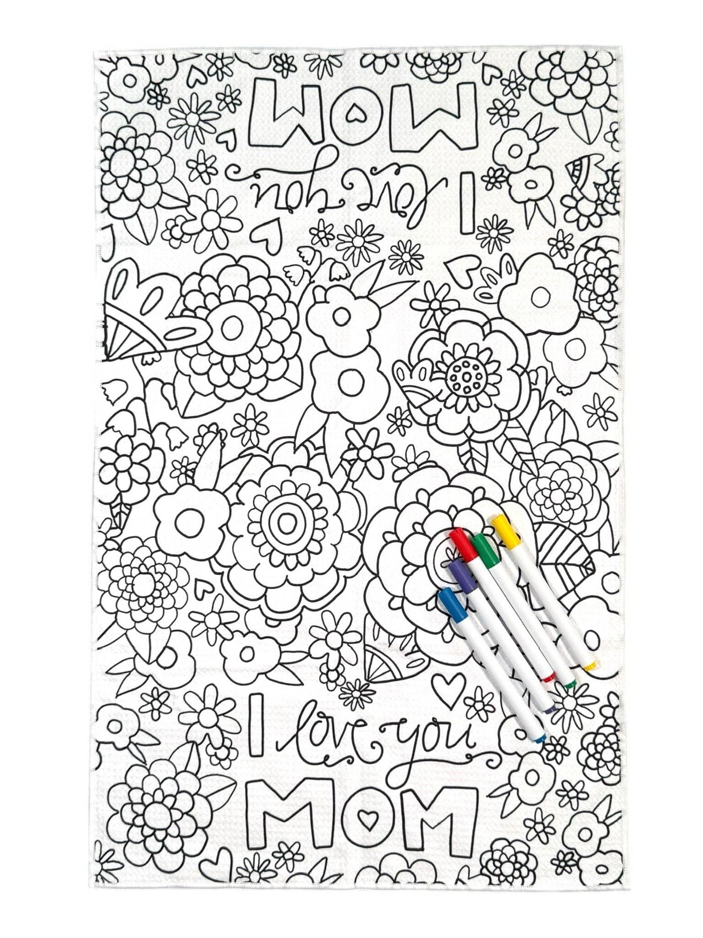Mother's Day Coloring Gift Box: I'm Lucky To Love You