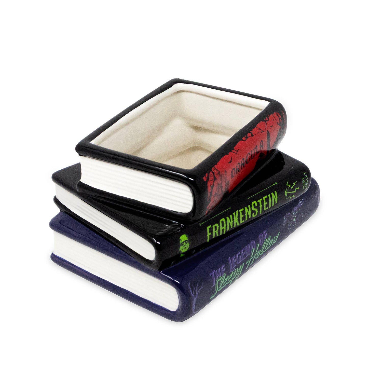 Stacked Book Planter, Sleepy Hollow