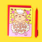 I Knead You Chef Kitty Valentine's Day Love Card