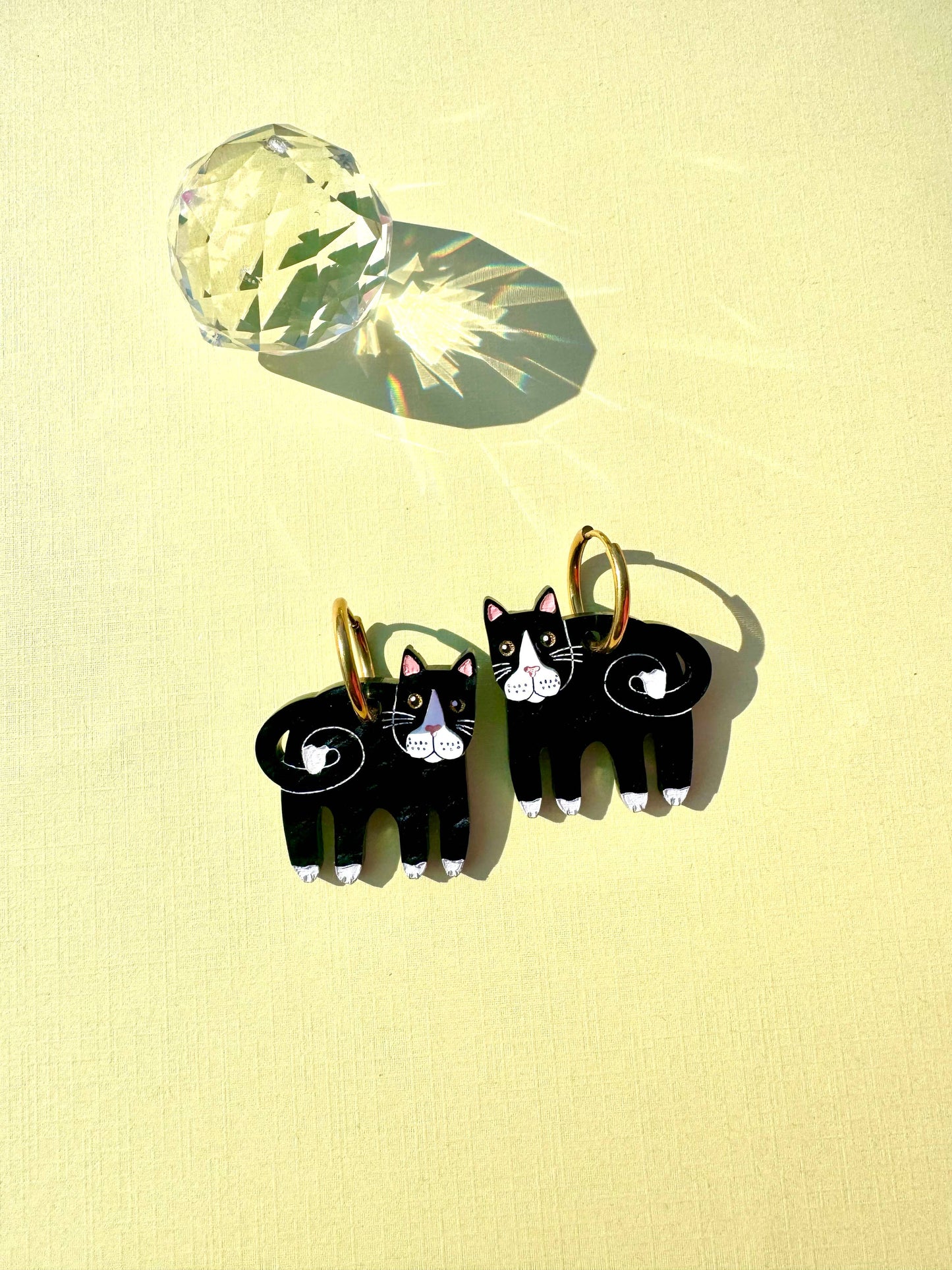 Twiggy the Kitty Earrings