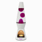 White and Pink Lava Lamp Candle
