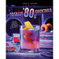 Book cover of 'Totally '80s Cocktails' with a cocktail and '80s-themed decor.