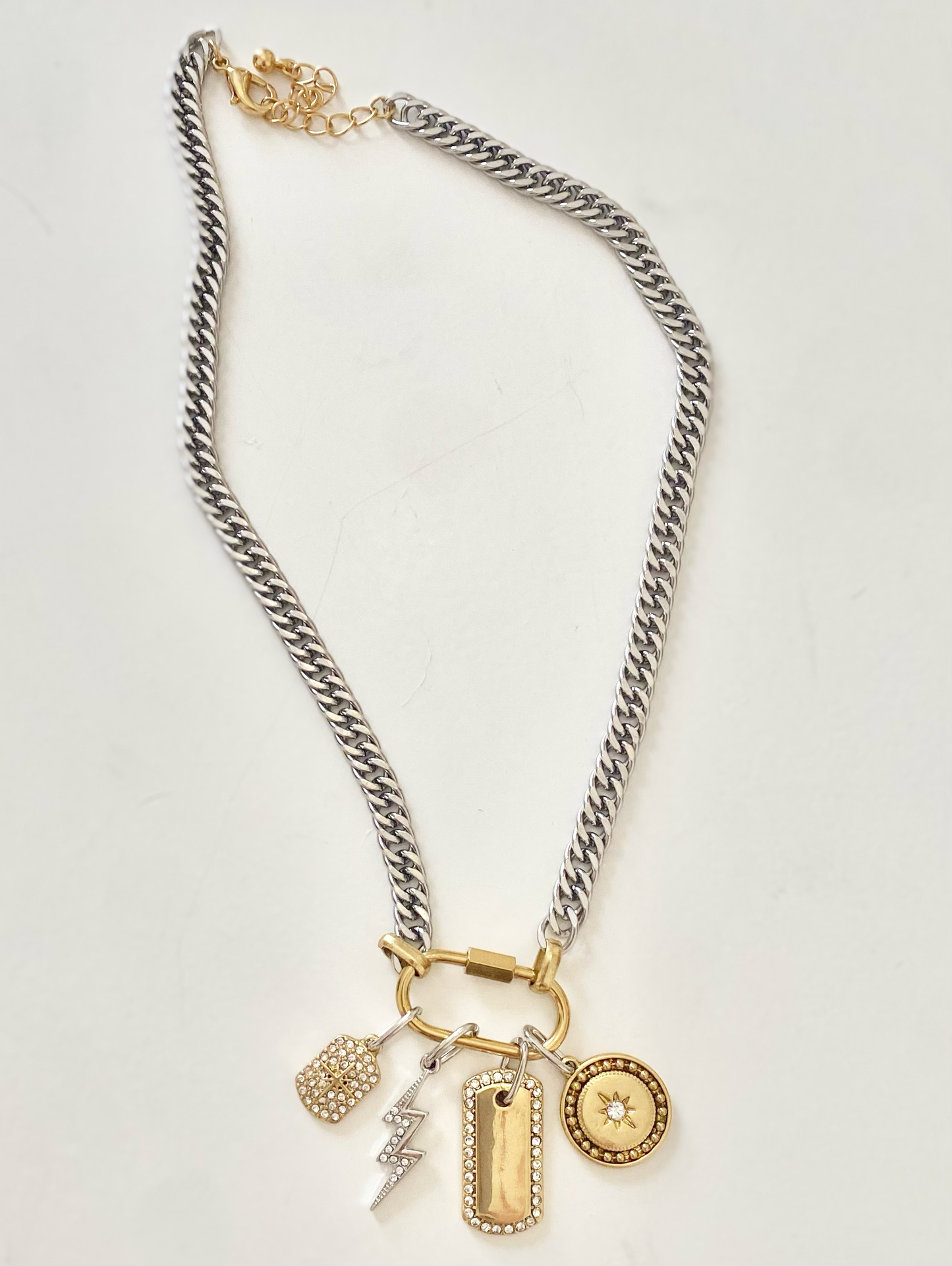 Carabiner Charm Amulet Necklace