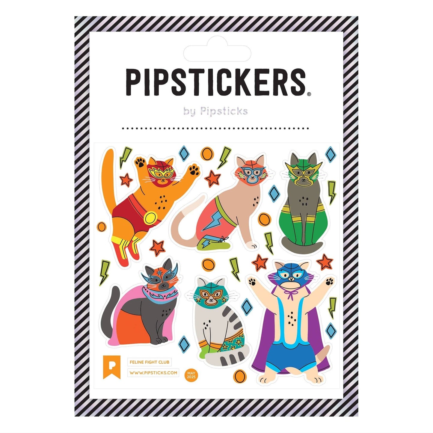 Feline Fight Club Stickers