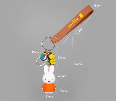 Miffy Charaters Figure Key Holder-Bag Charm