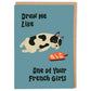 Draw Me Like One of Your French Girls Card