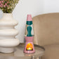 Pink and Green Lava Lamp Candle