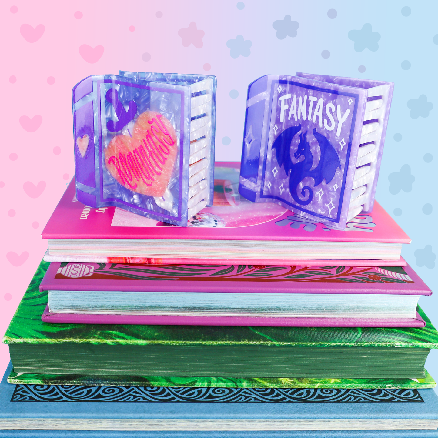 Romantasy Book Hair Claw