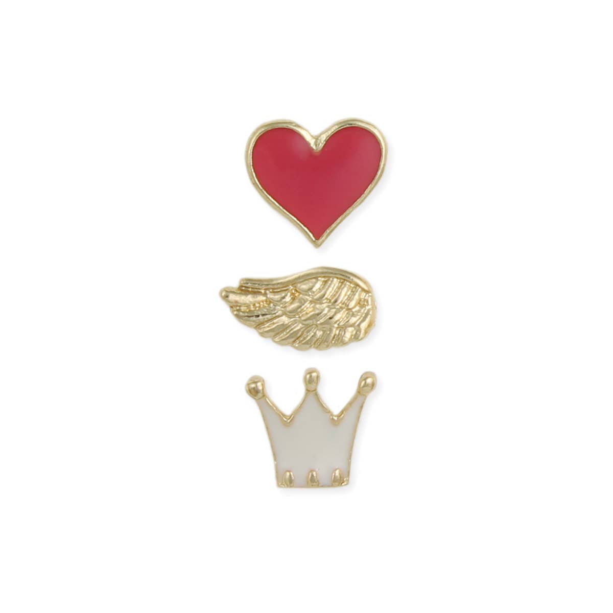 Princess Unicorn Post Earrings Set of 3