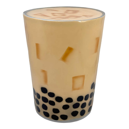 Boba Milk Tea Stool Polyresin Side Table 18"