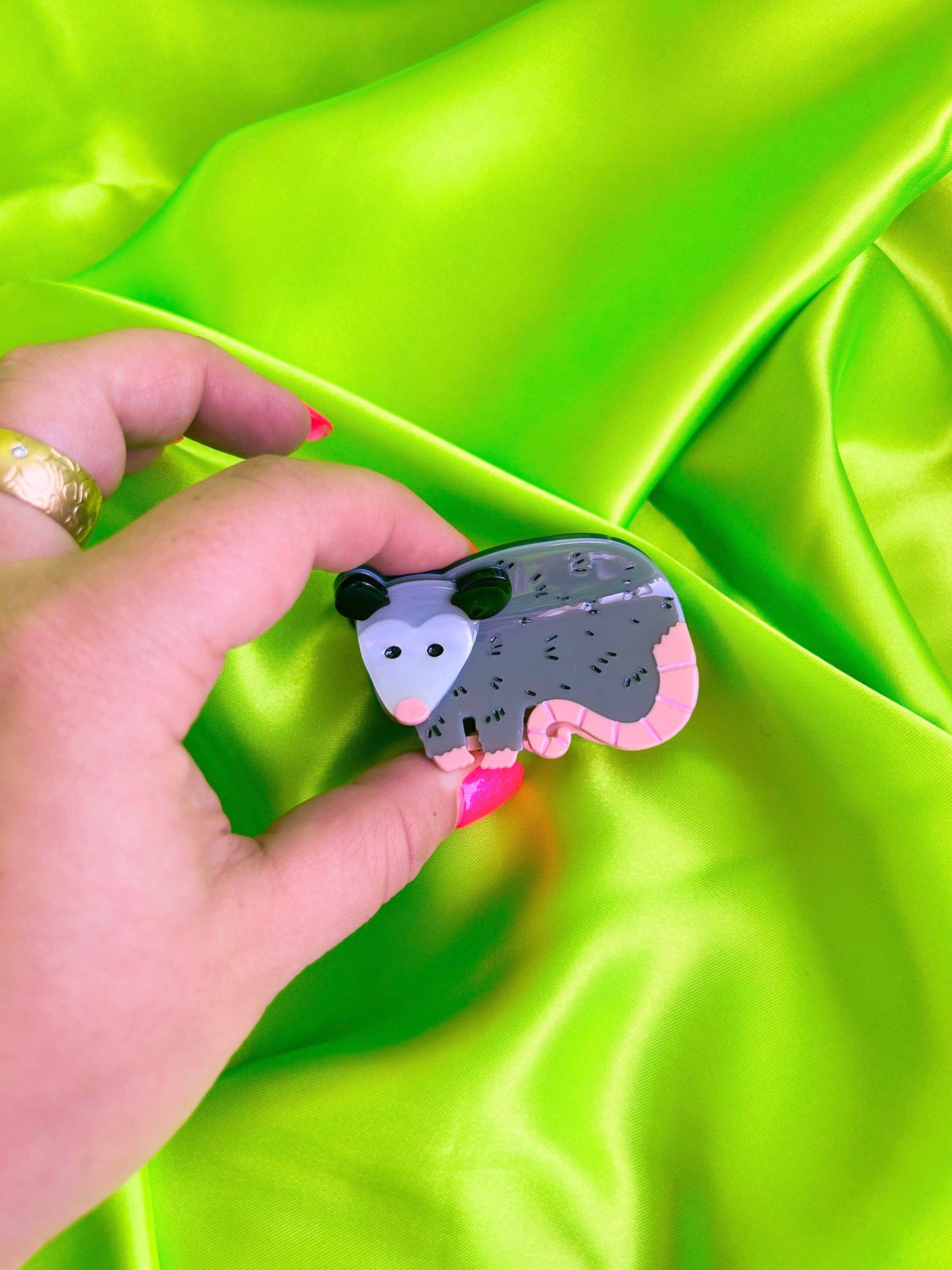 Mini Possum Hair Claw: Perfect