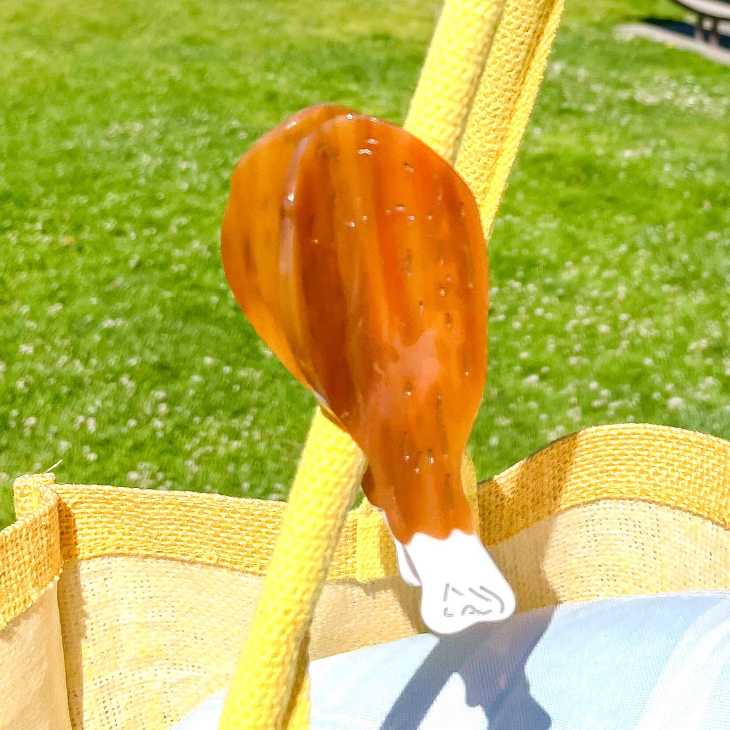 Large Drumstick Hair Claw Clip