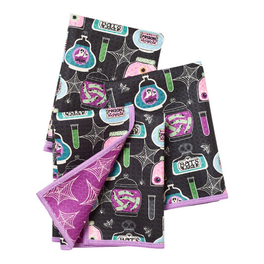 Halloween Jars Mighty Mini Towel (Set of 3) Reversible