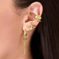 Arrival Earrings 18K Gold Plated
