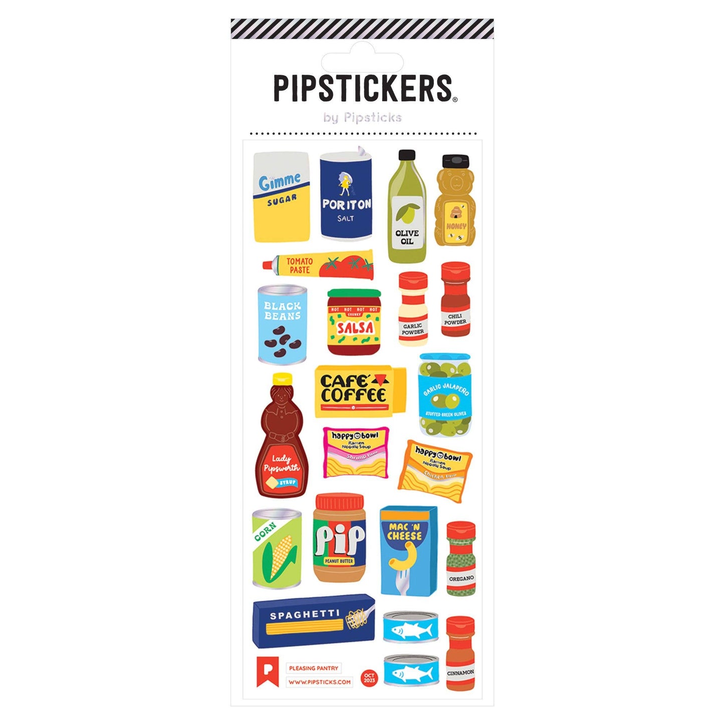 Pleasing Pantry Stickers