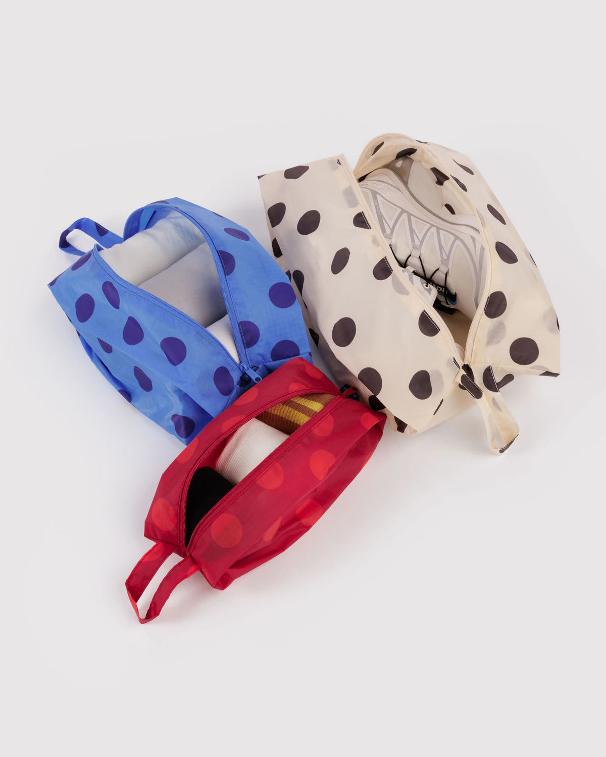BAGGU Three Piece Zip Pouches