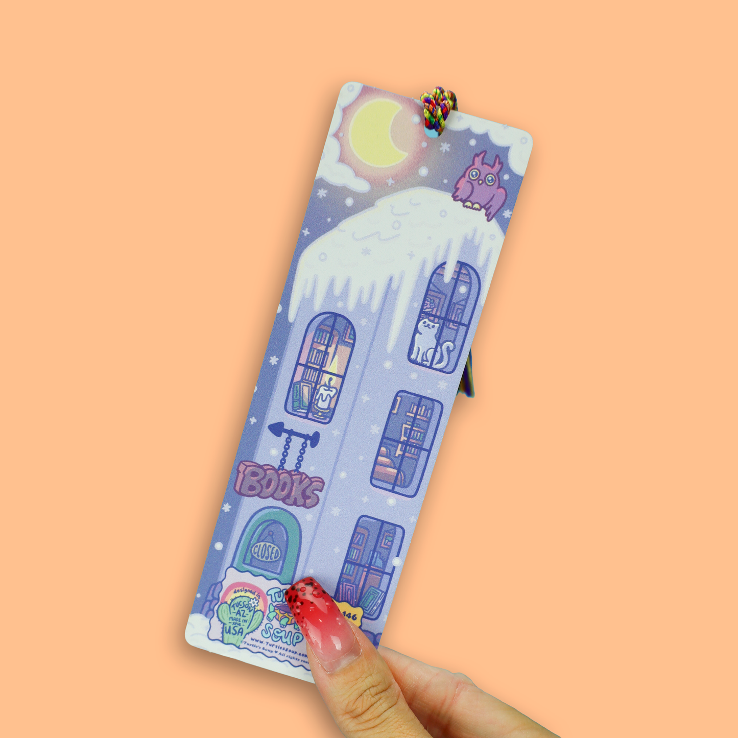 Snowy Bookshop Bookmark