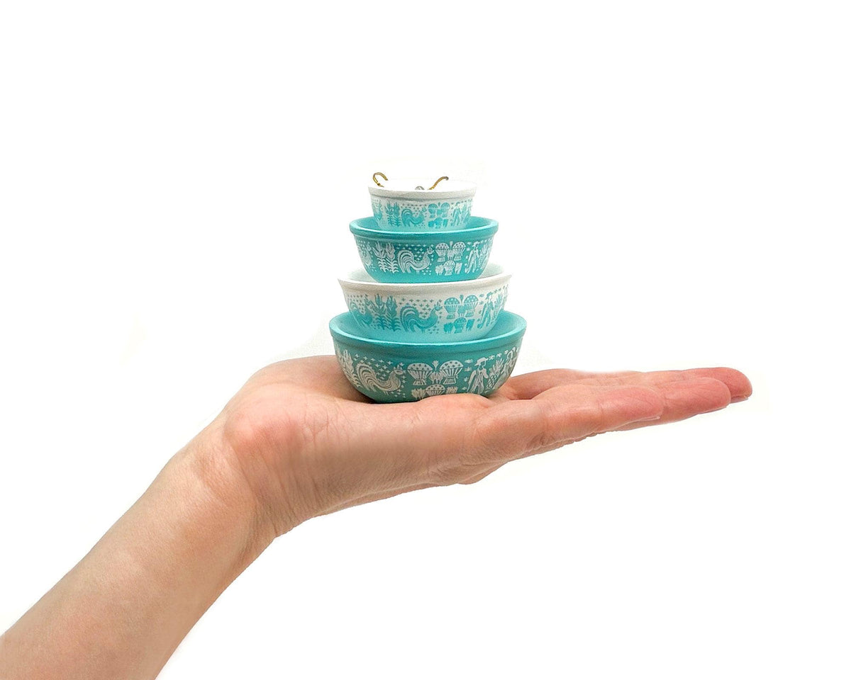 Mini New Dots Pyrex-Inspired Bowl Ornament