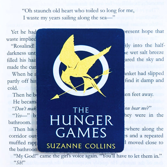 Hunger Games Blue Bookish Wooden Magnet