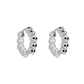 Skull Hoops: 18K Gold Plated