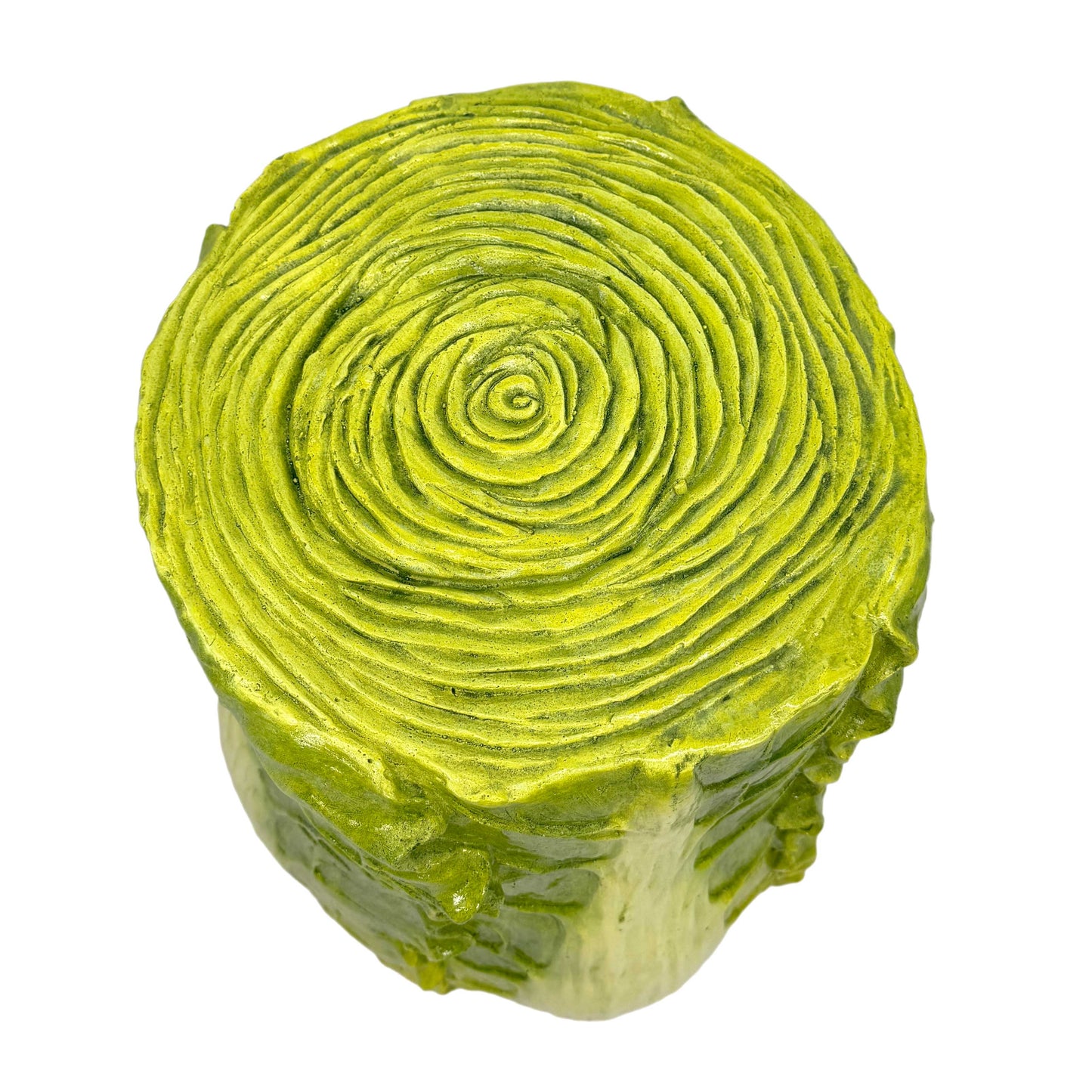 Cabbage/Lettuce Stool Polyresin Side Table 18"