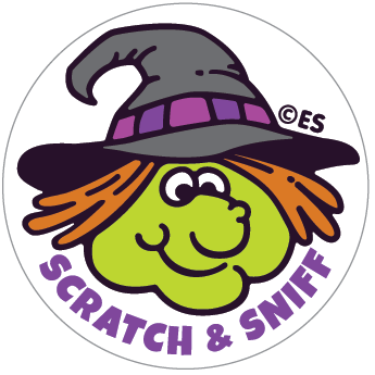 Smell A Witch Scratch & Sniff Stickers