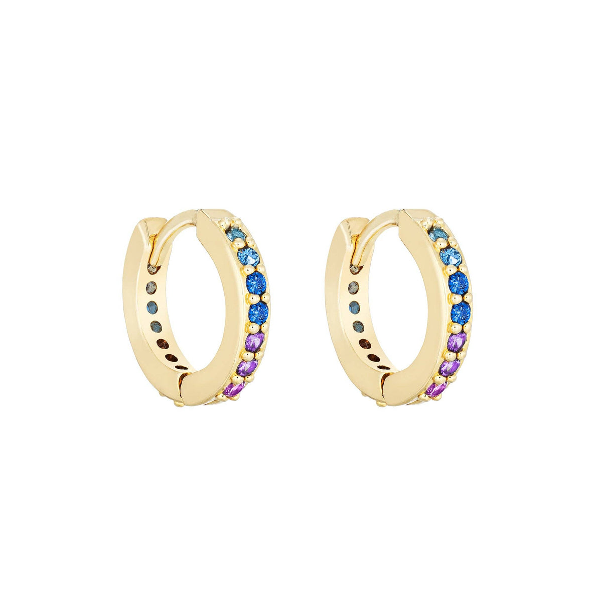 Astra Hoops - Pastel: 18K Gold Plated