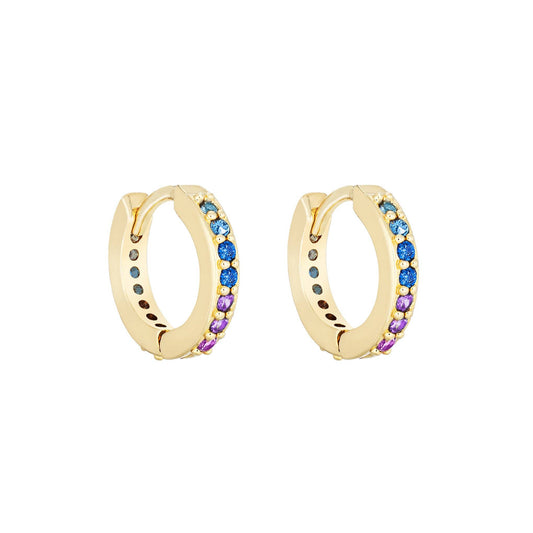 Astra Hoops - Pastel: 18K Gold Plated