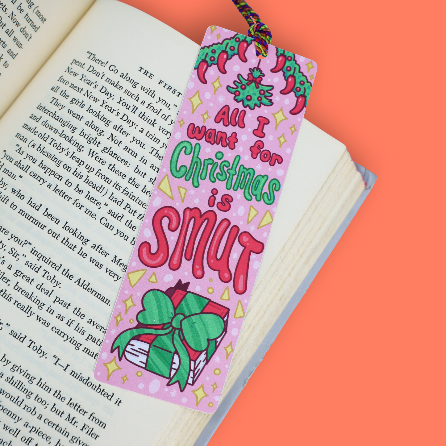 Christmas Smut Bookmark