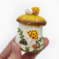 Fridge Magnet Merry Mushrooms-Inspired 70s Hand-Painted