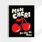 Mon Cheri Print Black 11x14