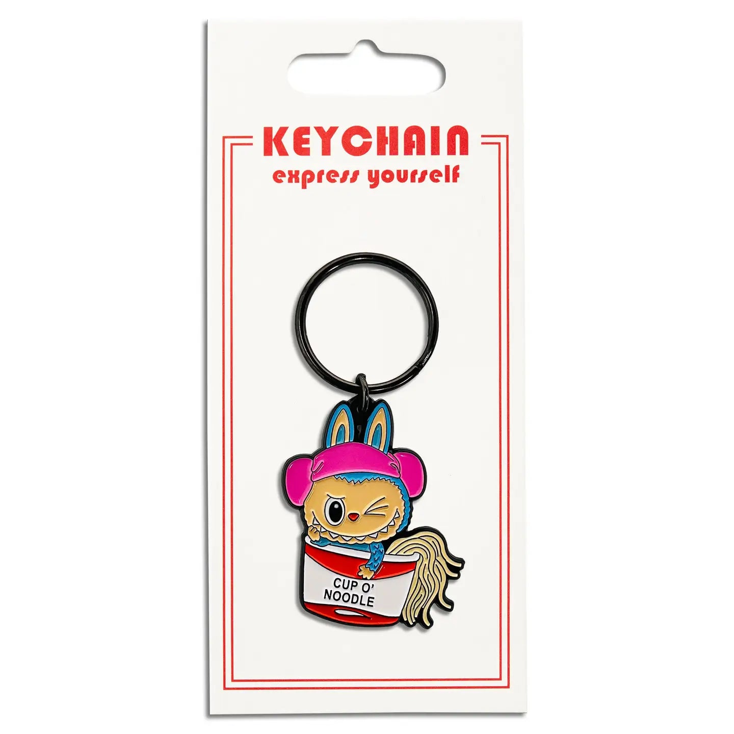 Monster Ramen Noodle Keychain